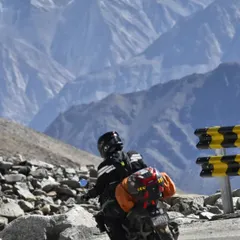 This is the ultimate adventure we chase. A lone rider from our club navigating the majestic mountain passes of Ladakh. These epic journeys are a core part of our long-distance touring calendar.