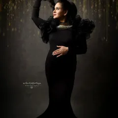 The same portrait with a touch of golden sparkle. I often use subtle effects to add a magical quality to my images.