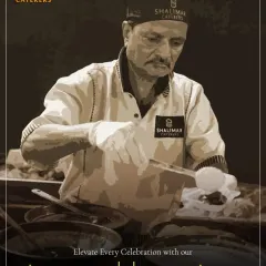 We elevate every celebration with our impeccable services. This portrait of one of our senior chefs captures the experience and pride we invest in every event.