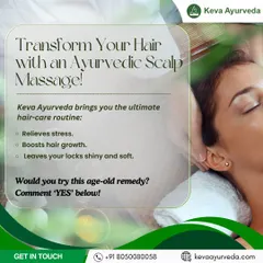 Transform your hair with a traditional Ayurvedic scalp massage, an age-old remedy for modern hair concerns. This therapy is designed not only to relieve stress but also to boost natural hair growth and leave your locks feeling soft and looking shiny.