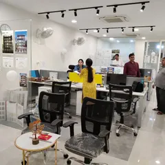 A look inside our office in Malviya Nagar. We have an open and collaborative environment where our team of architects and designers work together on various projects.