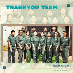 This is my ARMY. I am incredibly grateful for my team, who stood strong and ran the clinic with professionalism and compassion during a challenging time. Their dedication is the heart of Arch Physiotherapy.
