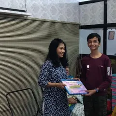 Ishan Sharma, a 9th-grade student, was awarded an 'A' grade in his Elementary grade exam. It's wonderful to see students achieve top marks.