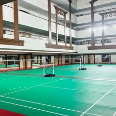 A clear view of our multiple courts, ready for action. Having a dedicated, professional space allows my students to train consistently without worrying about weather or external factors.