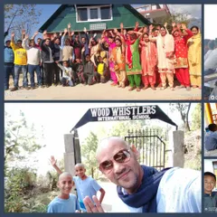 This collage represents my family's spiritual journey of "unschooling" and living as a "NoBody." By letting go of traditional identities and embracing travel and connection, we learn directly from the world, a core part of my parenting philosophy.