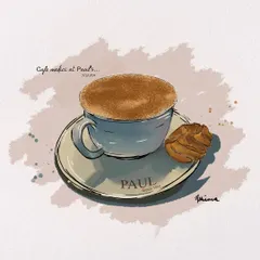 A simple cup of coffee can hold so many memories. This illustration of a Cafe Medici at Paul is an example of my still life work, where I focus on capturing everyday objects that are special to you.