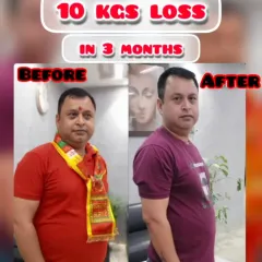 This client shed 10 kgs in just 3 months. His journey from day 0 to day 90 demonstrates how our structured plans deliver visible and timely results.
