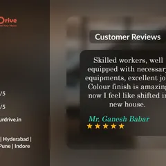 This client gave us a 5-star rating, noting that our skilled workers and excellent equipment resulted in an amazing color finish. We love hearing that our work makes clients feel like they have shifted into a brand new house.