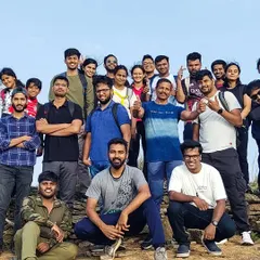 A group photo from our adventure at Bananthimari, showcasing the fun-loving spirit of our trekking community. These trips are about making new friends and creating incredible memories together.