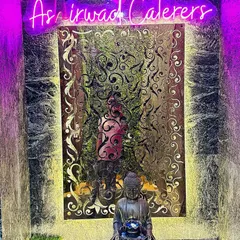 The decor at my banquet hall is designed to be both elegant and serene. This corner features intricate paneling, a calming Buddha statue, and our signature neon sign.