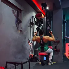Embracing the burn and redefining my limits on the lat pulldown machine. This is a key exercise for developing a wide, V-taper back.