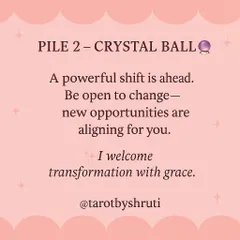 A message from your spirit guides. By choosing a symbol, you can receive guidance on trusting your intuition, preparing for a powerful shift, or aligning with peace and spiritual growth.
