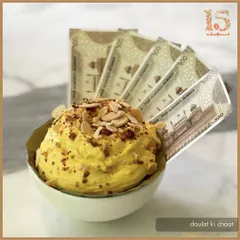 The Daulat ki Chaat, a dessert that is light as a cloud and rich in history. We are proud to have brought this forgotten recipe back to the forefront of modern Indian dining.