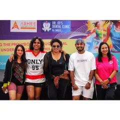 A group photo with my co-hosts and team members at the charity event. It was a privilege to work with such talented and kind-hearted people.