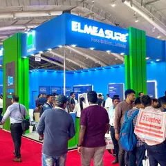 A wide shot of our bustling booth at the EL-Asia Expo 2024. The high footfall reflects the strong interest in our Make in India metering and power solutions.