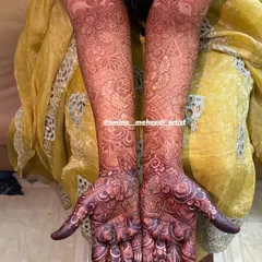 This is the 24-hour stain result. You can see the color is already a beautiful deep red and will continue to darken.