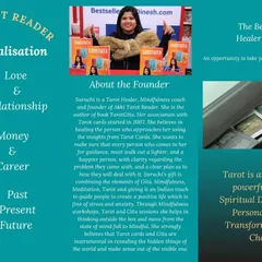 This brochure gives a quick overview of my specializations, including guidance on love, career, and life path questions. My approach combines tarot with mindfulness and the wisdom of the Gita to help you move from a state of confusion to one of clarity and purpose.