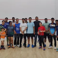 A group photo with all the participants from our successful one-day camp with Ravi Dixit. These events are a huge motivation for our students.