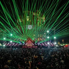 My light and laser shows are on another level. For Boris Brejcha's concert, I turned the venue into a cathedral of green lasers, creating a mind-bending visual experience that perfectly matched his high-tech minimal sound.