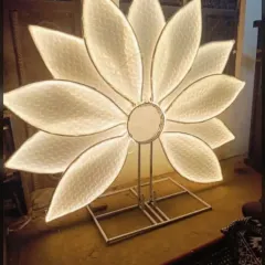I also provide unique lighting elements like this large, illuminated lotus flower prop. It can be used as a statement piece for an entrance, stage corner, or as part of a photo booth.