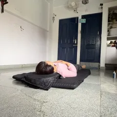 This is one of my dedicated clients who has been with me for over two years. Her commitment to her well-being through regular bodywork sessions is truly inspiring.