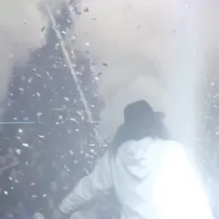 A snapshot from the console during DJ Chetas's set. The production was insane with smoke and confetti cannons creating an unforgettable atmosphere.