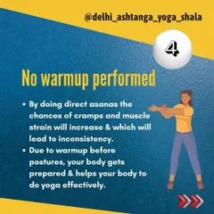 Never skip your warmup. Preparing your body with a proper warmup increases blood flow to the muscles and helps you perform asanas more effectively and safely.