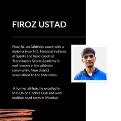 Meet Firoz Ustad, our head coach and a diploma holder from the National Institute of Sports. As a former athlete, he brings deep-rooted knowledge and a proven track record to our academy.