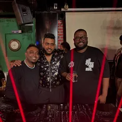 My brothers who guided me. I wouldn't be Calie today without these two, DJ Diwu and DJ Vinod Viswanath. Nothing but love.
