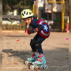 It's not all about speed. We love to see our skaters' creativity shine, like here at our roller skating fashion show where Captain America himself made an appearance on wheels.