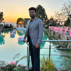 Sunsets are beautiful, especially when they are the backdrop for a wedding celebration. A moment of peace before a performance in Solan.