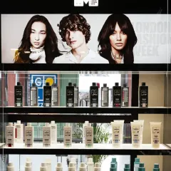 Our retail spaces are curated with the best in professional haircare. The official products of London Fashion Week, Label.M, are available for you to continue your luxury hair routine at home.