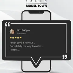 We're sharing the love from our clients. This 5-star review for a haircut shows our commitment to delivering perfect results.