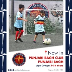 Official announcement for our Punjabi Bagh center. We offer training for boys and girls aged 5-18, focusing on developing skills in a fun and professional environment.