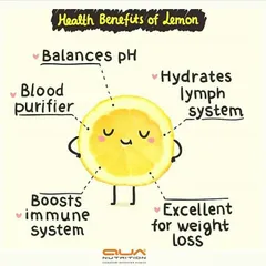 Lemon is a versatile fruit that I recommend for boosting the immune system and aiding in weight loss. A little lemon water can also help hydrate your lymph system and act as a natural blood purifier.
