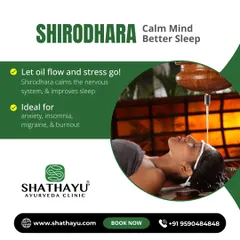 Let the warm oil flow and stress go. Shirodhara is my primary therapy for calming the nervous system and improving sleep, making it ideal for anyone experiencing anxiety, insomnia, migraines, or burnout.
