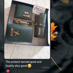 A happy customer confirms their product was received and that the quality is good. I am always grateful for your feedback.
