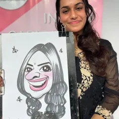 A guest at the India Science Festival held at Fergusson College, Pune. It was an honor to participate and bring some art to a science event.