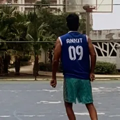 This is my element, on the court, ready to play. My life is about game development and coaching the next generation.