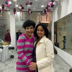 With our new franchisee, Shubhra Dhyani, at the Sector 150 Noida studio opening. It's amazing to see more women become entrepreneurs.