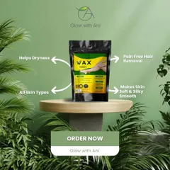 My Wax Powder is suitable for all skin types and helps with dryness. It offers pain-free hair removal that leaves your skin feeling soft and silky smooth.