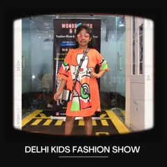 This participant brings a pop of color and a confident pose to her audition. Our auditions are a chance for kids to show us their unique style and personality.