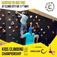 A huge welcome to all participants of the Kids Climbing Championship. We can't wait to see you all on the wall, ready to climb and have a blast. Let's go.