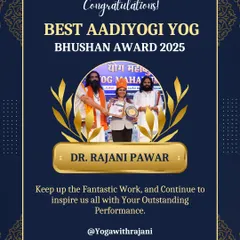 I am honored to be recognized with the Best Aadiyogi Yog Bhushan Award. This is a testament to my dedication to authentic yoga and my commitment to sharing this ancient knowledge. When you learn with me, you learn from an internationally certified and awarded expert.