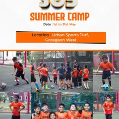 Announcing our SG5 Summer Camp at Urban Sports Turf, Goregaon West. A great opportunity for young players to sharpen their skills during the holidays.