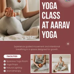 Our studio is designed for growth, featuring a spacious yoga room, natural lighting, and aromatherapy. This visual highlights the facilities that make our space a sanctuary for your practice.