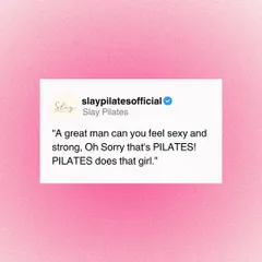 Pilates helps you feel both sexy and strong. It's that boost of confidence that comes from knowing you're taking care of your body.