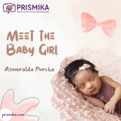 Beyond creative themes, we also capture classic newborn portraits. This simple, sweet image of a sleeping baby girl is perfect for birth announcements and timeless family albums.
