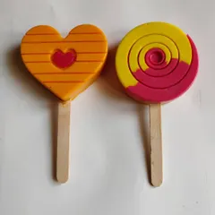Is it candy or is it soap? It's my candy soap. These fun lollipop and heart-shaped soaps look and smell amazing, and they make bath time a treat, especially for kids.