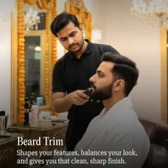For our male clients, grooming is all about precision. Our expert beard trim service is designed to shape your features and balance your look. We provide a clean, sharp finish that defines your style, whether you're preparing for an event or just maintaining your everyday look.